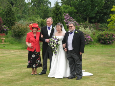 Ceri, Paul and Parents of the Bride