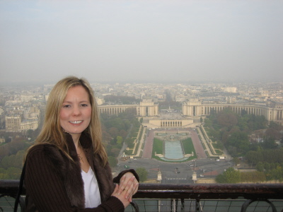 View from first level of the Eiffel Tower