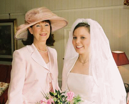Sarah and mum